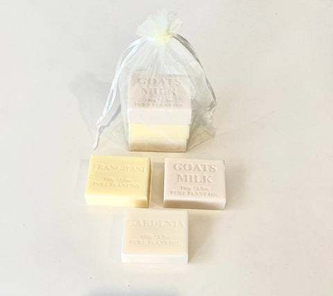 White Floral Soaps