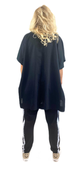 Dandelion Smile - Black Linen