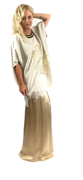 Labyrinth of Love- Natural Linen (Gold Foil Edition)