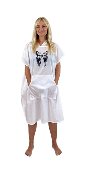 The United Tunic- White Cotton Lawn