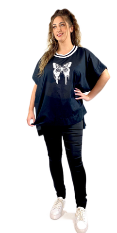 Thinderella Pants- Metallic Black