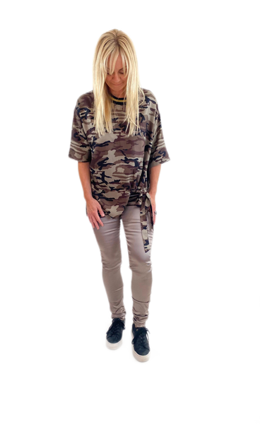 Thinderella Pants- Metallic Bronze