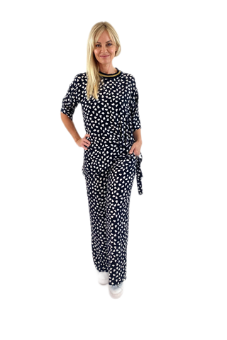 Taylah Top- Heart Print