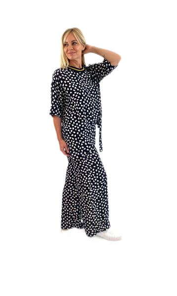 Taylah Top- Heart Print