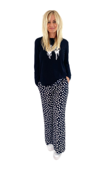Izzy Pants- Heart Print