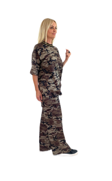 Izzy Pants- Army Print