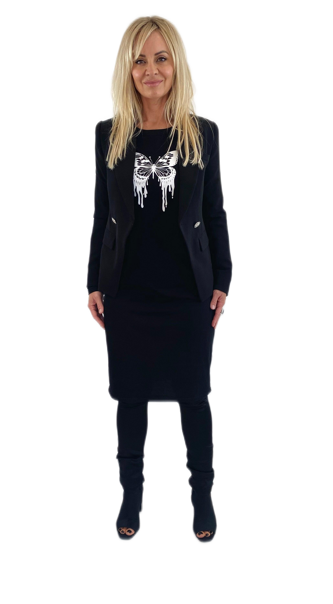 Iris Dress with 'The Butterfly Effect' print
