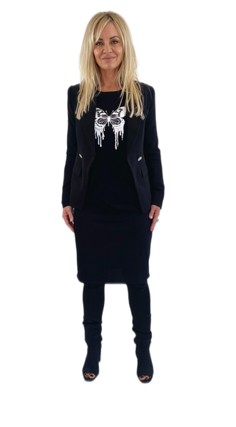 Iris Dress with 'The Butterfly Effect' print