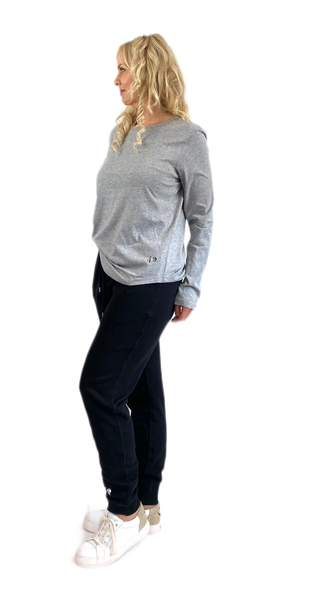 Orchid Track Pants with 'The Butterfly Effect' print