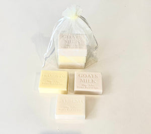 White Floral Soaps