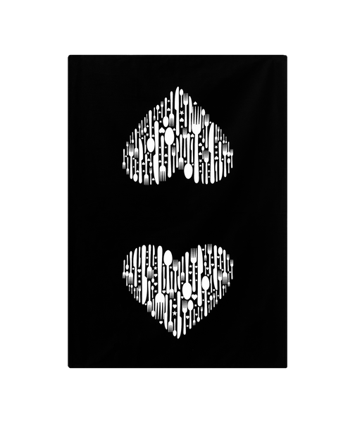 Eat Your Heart Out Tea Towel
