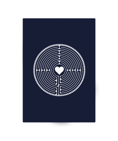 Labyrinth of Love Tea Towel
