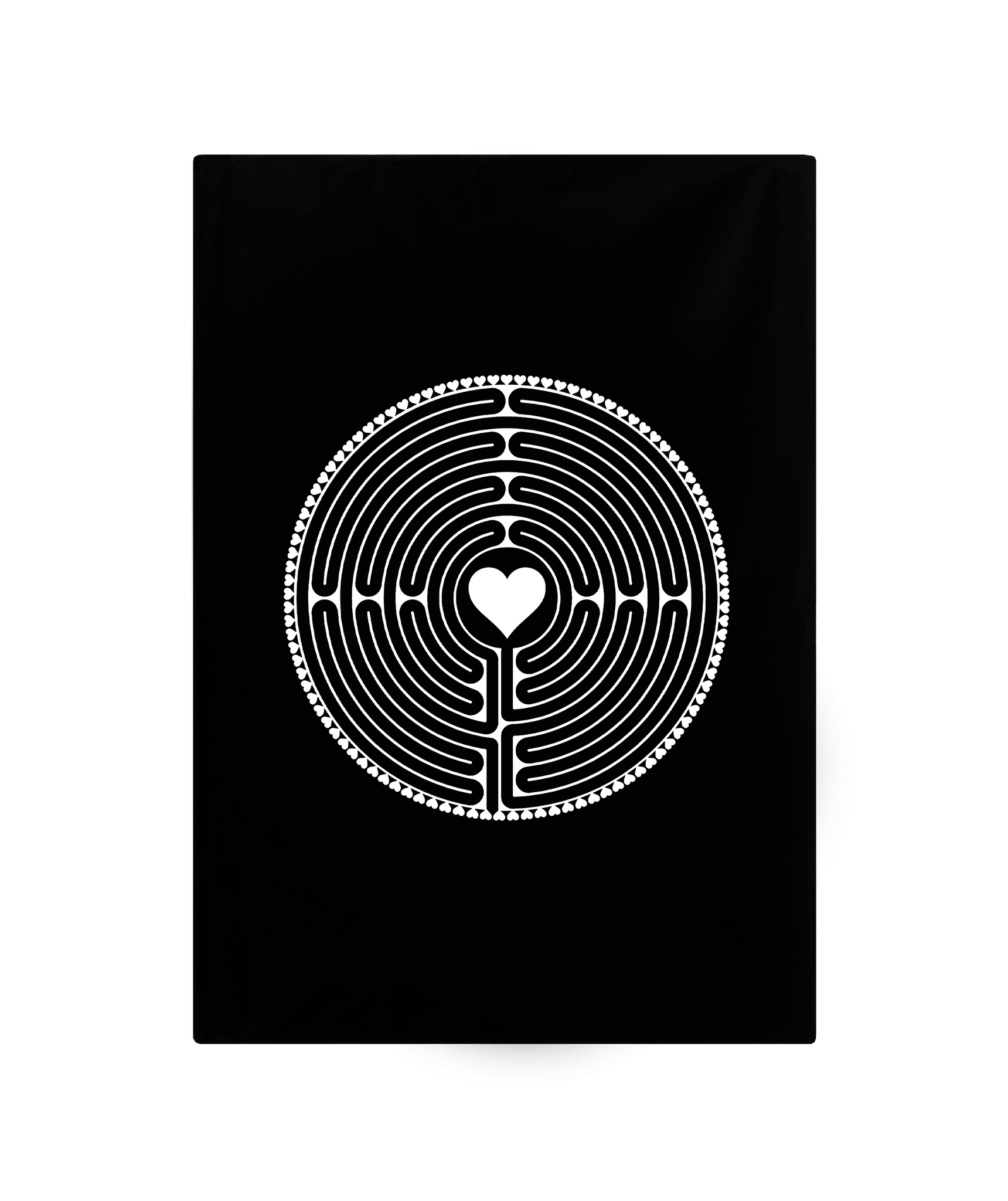 Labyrinth of Love Tea Towel