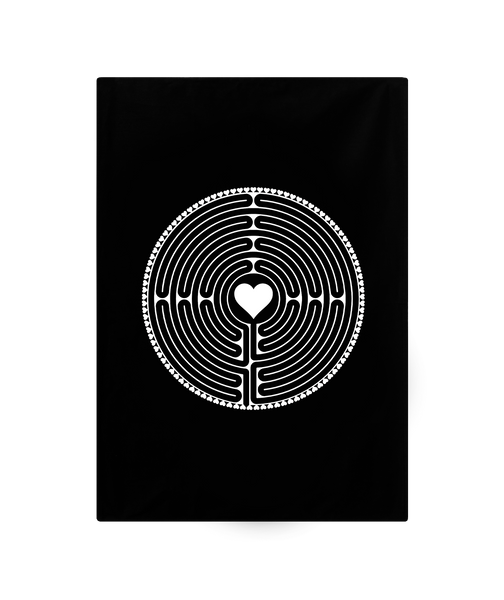 Labyrinth of Love Tea Towel
