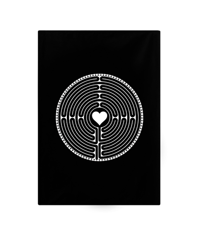 Labyrinth of Love Tea Towel